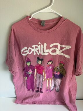 GORILLAZ Pink Graphic Tee - XL